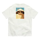 AQUAMETAVERSEの箱からのぞいている子猫　ラフルール　1859 Organic Cotton T-Shirt