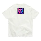 NeonSparkのネオンキャット オーガニックコットンTシャツ