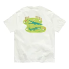 もさもさの木のわにのにわ オーガニックコットンTシャツ