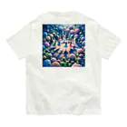 かるるんショップのあじさいと妖精 Organic Cotton T-Shirt