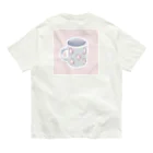 ふわぽこにゃんにゃんSHOP☁️🫧SUZURI支店のねこねこねこねこピンクシャム猫柄♪おきにいりのマグカップ Organic Cotton T-Shirt