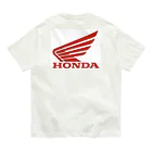 ysp1100のHONDAウィングマークです。 Organic Cotton T-Shirt