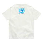 ハートフルの愛らしいクジラさん癒しグッズ オーガニックコットンTシャツ