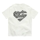 Reality LLCの山陰柴犬うみちゃんの笑顔＆ロゴ オーガニックコットンTシャツ