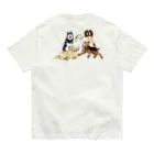 OOKIIINUの大きい犬たち オーガニックコットンTシャツ