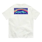 ハワイスタイルクラブの〔Back Print〕 Hawaiian monument オーガニックコットンTシャツ