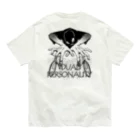 nidan-illustrationの"DUAL PERSONALITY"(B&W) #2 オーガニックコットンTシャツ