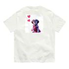 心メロンの心ちゃんグッズ💗 オーガニックコットンTシャツ