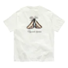 L_arctoaのフチグロトゲエダシャク（学名付き） オーガニックコットンTシャツ