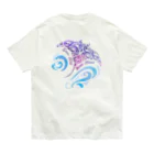 ma.le-hand〜持ち運べる海®〜ﾏﾚﾊﾝﾄﾞのオリジナルデザイン オーガニックコットンTシャツ