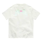 メルティカポエミュウのさくららにゃん(せなかに天使の羽) オーガニックコットンTシャツ