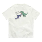 サメと恐竜展のサメVS恐竜 Organic Cotton T-Shirt