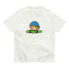 つぶっちーズのスケボーつぶっちと人。 Organic Cotton T-Shirt