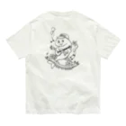 774／nanashiのHAMA FESコラボくじらちゃん オーガニックコットンTシャツ