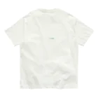 meowのルーム　緑 オーガニックコットンTシャツ