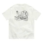 @rioriの#illustaki　Ohラve宇宙 オーガニックコットンTシャツ