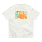 おねんね大使のチル(プール/絵) オーガニックコットンTシャツ