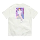 A.IsseiのGirl 3D back オーガニックコットンTシャツ