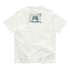 モフねこ部のおちりPON猫 オーガニックコットンTシャツ