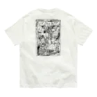 ZIGZIG CIDER GRAPHICのいろんな所にいろんな顔 Organic Cotton T-Shirt