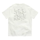 shiroの飛沫をあげたら Organic Cotton T-Shirt