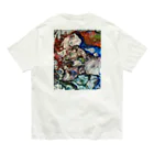 JapaneseArt Yui Shopの悪魔の雄叫び オーガニックコットンTシャツ