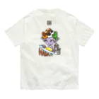 JUN_DesignのNADAバイオレット オーガニックコットンTシャツ