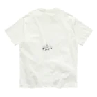 あくびの世界の渋めカラーのモスさん オーガニックコットンTシャツ