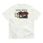 Dog Drawer Drawn by Dogのラブラドールレトリーバー Organic Cotton T-Shirt