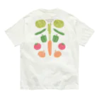 たっちからぁショップのなでなで野菜ナチュラル オーガニックコットンTシャツ