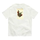 海賊猫 cocoの『いちごの標本帖』🍓Donation Items for cats Organic Cotton T-Shirt