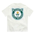 Happy Fun goodsのギンネコワールドレコード オーガニックコットンTシャツ