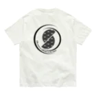 RyuTakatoraのThe moon is reflected in the waves Organic Cotton T-Shirt