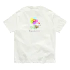 ひろねこさんの冒険*♡･゜の本とお花と♪ オーガニックコットンTシャツ