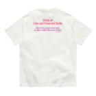 Mona♡ChirolのWorld of Love＆Peace＆SmileーPink Vol.②ー オーガニックコットンTシャツ