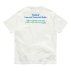 Mona♡ChirolのWorld of Love＆Peace＆SmileーBlue Vol.②ー オーガニックコットンTシャツ