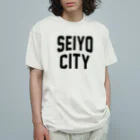 JIMOTO Wear Local Japanの西予市 SEIYO CITY オーガニックコットンTシャツ