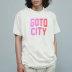 JIMOTO Wear Local Japanの五島市 GOTO CITY オーガニックコットンTシャツ