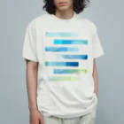 ほうせきやさんのカラフル付箋Ver.青 Organic Cotton T-Shirt