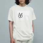 NEKO ARTのグランピーキャット オーガニックコットンTシャツ