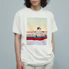 keeeeeep smilingのオールが無いのよ。 オーガニックコットンTシャツ