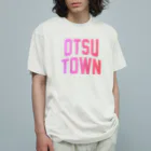 JIMOTOE Wear Local Japanの大津町 OTSU TOWN オーガニックコットンTシャツ