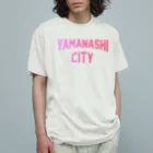 JIMOTOE Wear Local Japanの山梨市 YAMANASHI CITY オーガニックコットンTシャツ