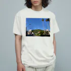 眉山ライブカメラの「今朝の徳島市眉山」（KESA NO BIZAN（Tシャツ オーガニックコットンTシャツ