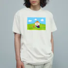 おちゃはかせのグッズ屋さん（日本茶）のおちゃはかせの茶摘み オーガニックコットンTシャツ