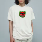 たまねこのスイカおじさん オーガニックコットンTシャツ