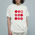 atelier PinoMiのローズ オーガニックコットンTシャツ