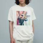 フジイハルカのユウヤケキリン Organic Cotton T-Shirt