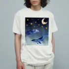 NEONEONの夜を泳ぐクジラ Organic Cotton T-Shirt