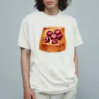 REIKO SHIBUYAの菓子パンが好き　〜チェリーデニッシュ〜 オーガニックコットンTシャツ